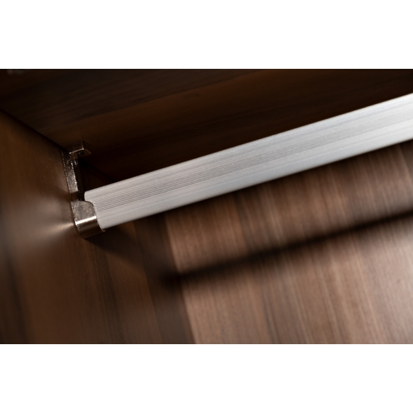 140SA-122OR Шкаф двухдверный с полками цвет орех, дверцы глухие