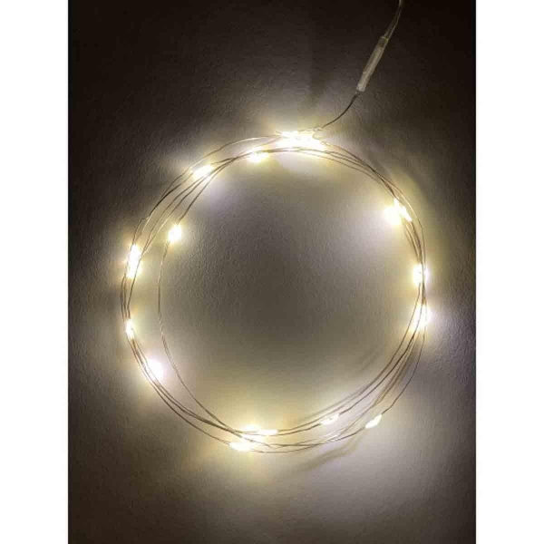 Светодиодная гирлянда ЭРА нить AA теплая белая ENIN-2B Б0041891
