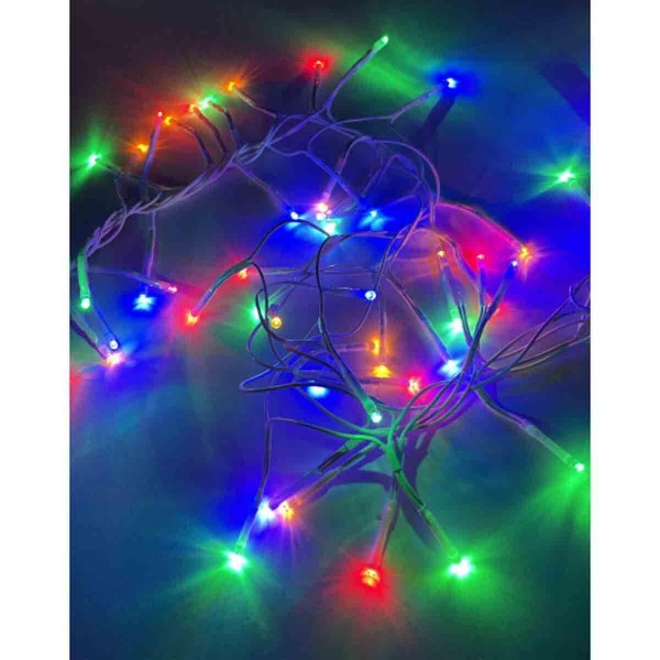 Светодиодная гирлянда ЭРА мишура 220V мультиколор ENIN - WM Б0047972