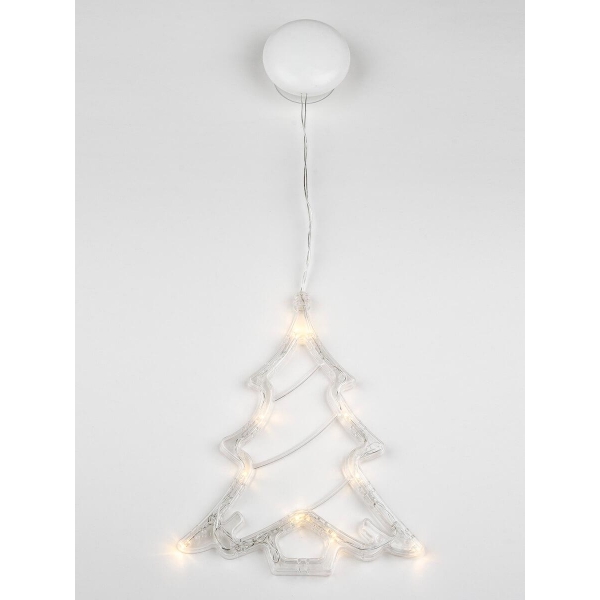 Подвесной светодиодный светильник «Ёлочка» Uniel ULD-H1620-010/STA/3AAA Warm White IP20 Xmas Tree UL-00007254