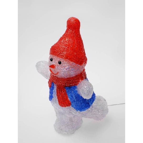 Фигурка светодиодная «Снеговик-2» 34x22см Uniel ULD-M2234-040/STA 11030