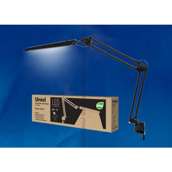 Настольная лампа Uniel TLD-524 Black/LED/500Lm/4500K/Dimmer 10608