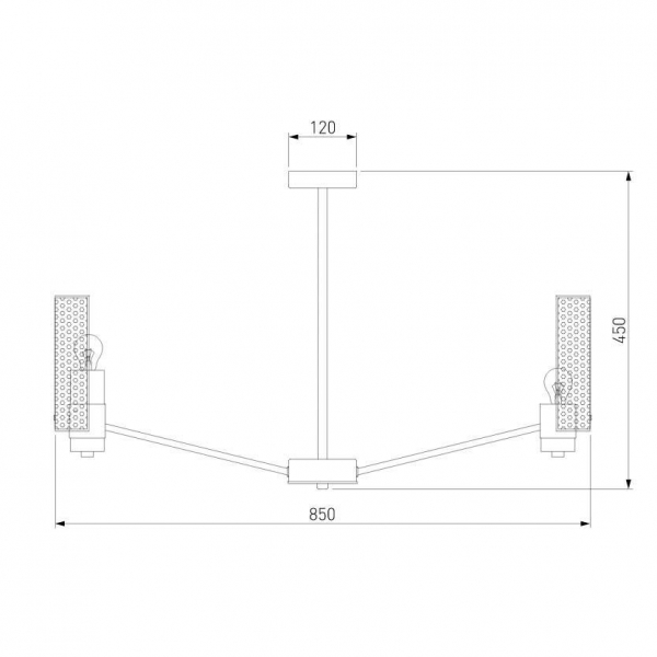 Потолочная люстра Eurosvet Grino 70139/8 никель