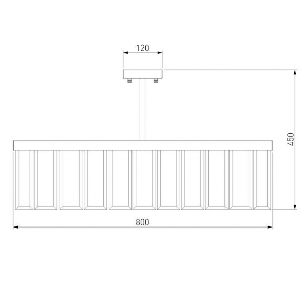 Потолочная люстра Bogates Eclipse 358/8 Smart