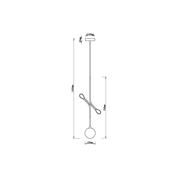 Подвесной светильник Vele Luce Ottava VL5662P01