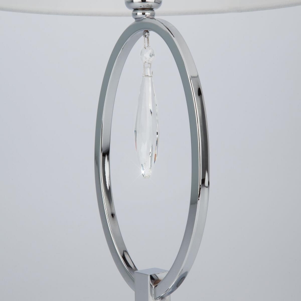 Настольная лампа Eurosvet 01055/1 хром/прозрачный хрусталь Strotskis