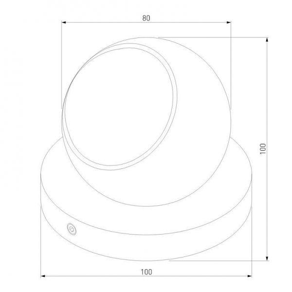 Уличный светодиодный светильник Elektrostandard Ball 35143/S a057632