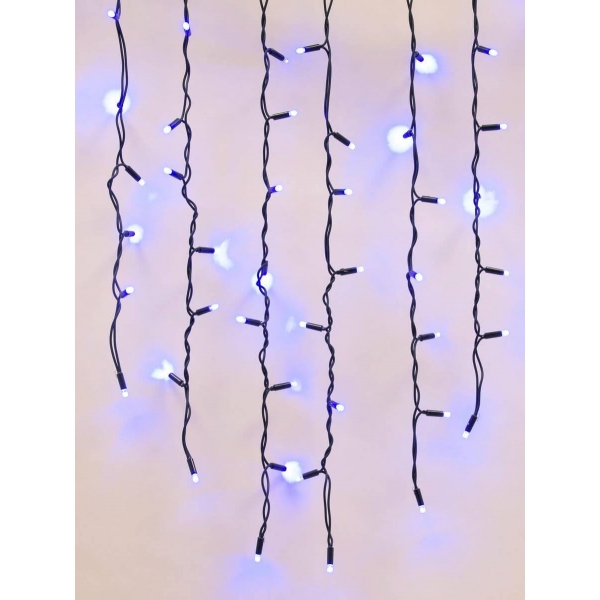 Уличная светодиодная гирлянда Uniel бахрома 220V синий ULD-B3010-200/TBK Blue IP67 UL-00003932