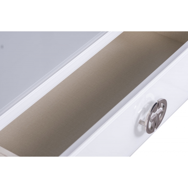 KFG16702 Консоль GD 2 ящика белая 120*30*78см