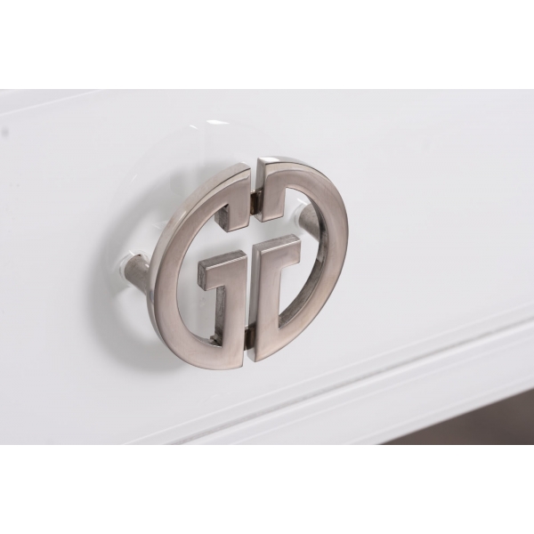 KFG16702 Консоль GD 2 ящика белая 120*30*78см