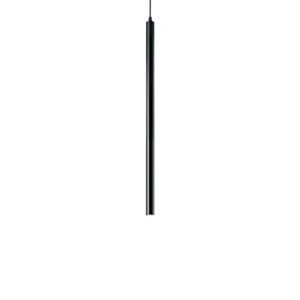 Подвесной светодиодный светильник Ideal Lux Ultrathin D040 Round Nero 156699