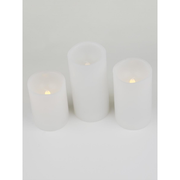 Фигурка светодиодная «Свеча» 7,5х15,1см Uniel ULD-F050 Warm White Candle Set3 UL-00007256