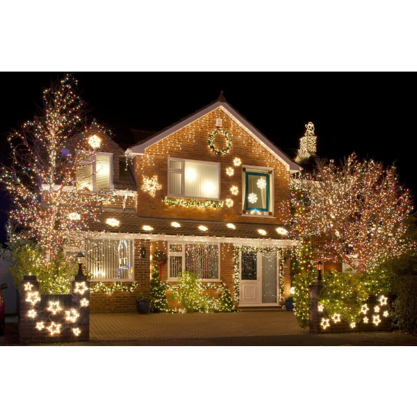 Уличная светодиодная гирлянда Uniel занавес 220V разноцветный ULD-C2030-240/TWK MULTI IP67 UL-00001359