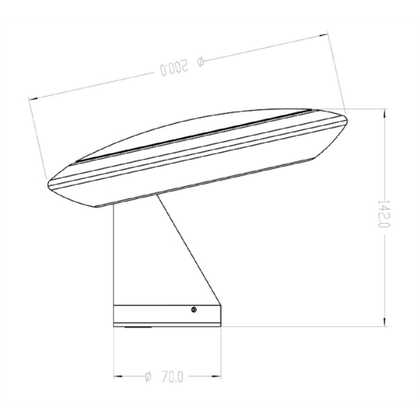 Уличный настенный светодиодный светильник Deko-Light Bermuda 731124