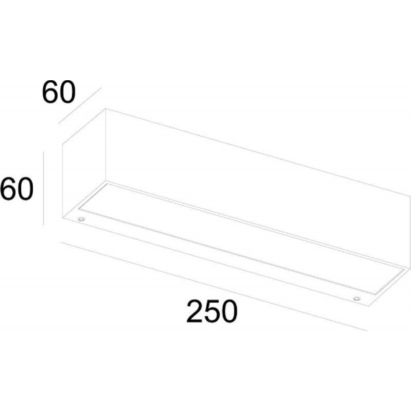 Уличный настенный светодиодный светильник Deko-Light Linear II Double 731136