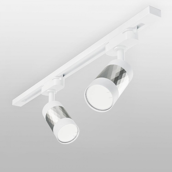 Трековый светильник Elektrostandard Mizar GU10 MRL 1007 белый/серебро a047375