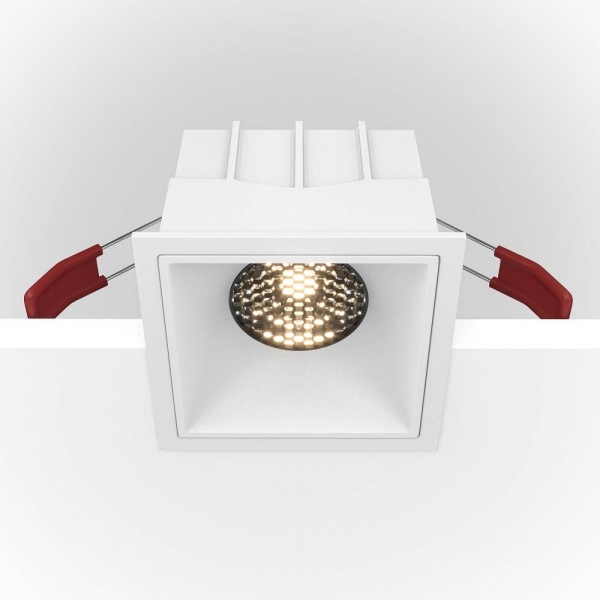 Встраиваемый светильник Maytoni Alfa LED DL043-01-15W3K-D-SQ-W