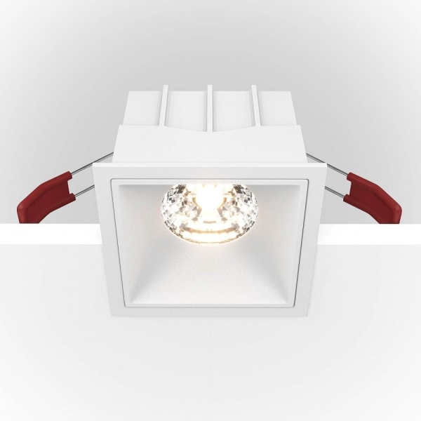 Встраиваемый светильник Maytoni Alfa LED DL043-01-15W3K-D-SQ-W