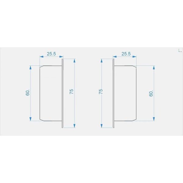 Заглушка Deko-Light End Cap P-EL-02-10 Set 2 pcs 978250