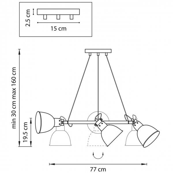 Подвесная люстра Lightstar Acrobata 761164