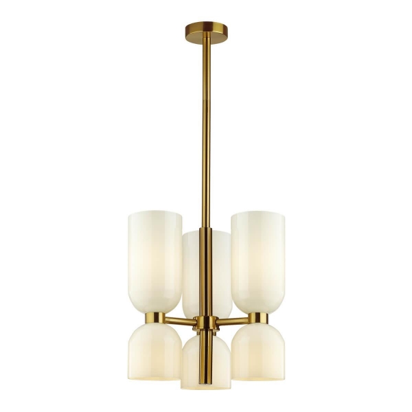 Подвесная люстра Odeon Light Midcent Orinoco 4798/6