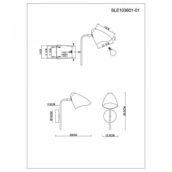 Бра Evoluce Satta SLE103601-01