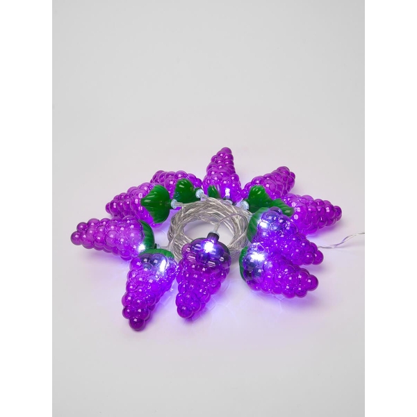 Светодиодная гирлянда Uniel Виноград белый ULD-S0400-010/STB/2AA White IP20 Grapes UL-00003392