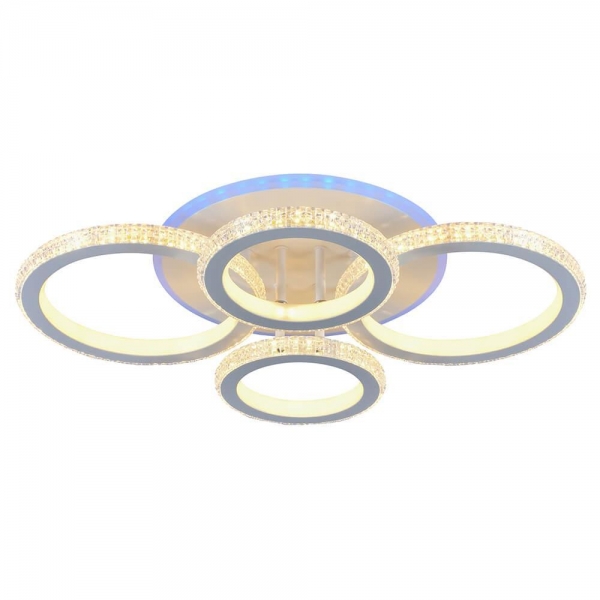 Потолочная светодиодная люстра Profit Light 8017/2+2 WHT