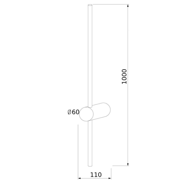 Бра Elektrostandard Cane MRL Led 1121 белый a061490