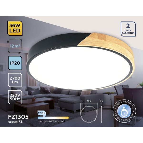 Потолочный светодиодный светильник Ambrella light Orbital Design FZ1305