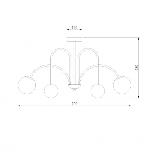 Потолочная люстра Eurosvet Alix 30177/6 хром
