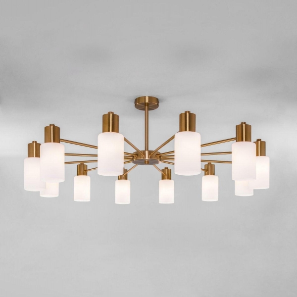 Потолочная люстра Eurosvet Vegga 70160/12 латунь Smart