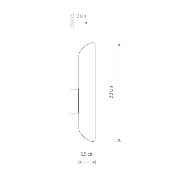Бра Nowodvorski Eye wall cut 7995