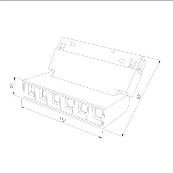 Трековый светодиодный светильник Elektrostandard Slim Magnetic 85009/01 a057197