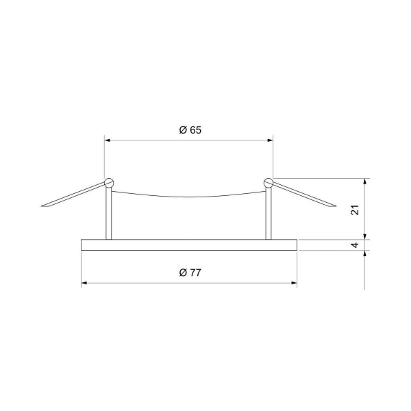 Встраиваемый светильник Elektrostandard 110 MR16 черный a053332