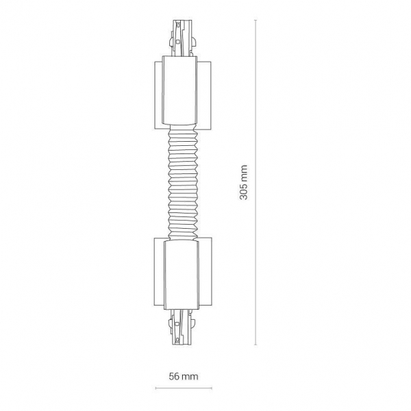 Коннектор гибкий Nowodvorski Ctls Power 8677