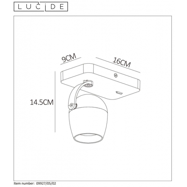 Спот Lucide Preston 09927/05/02