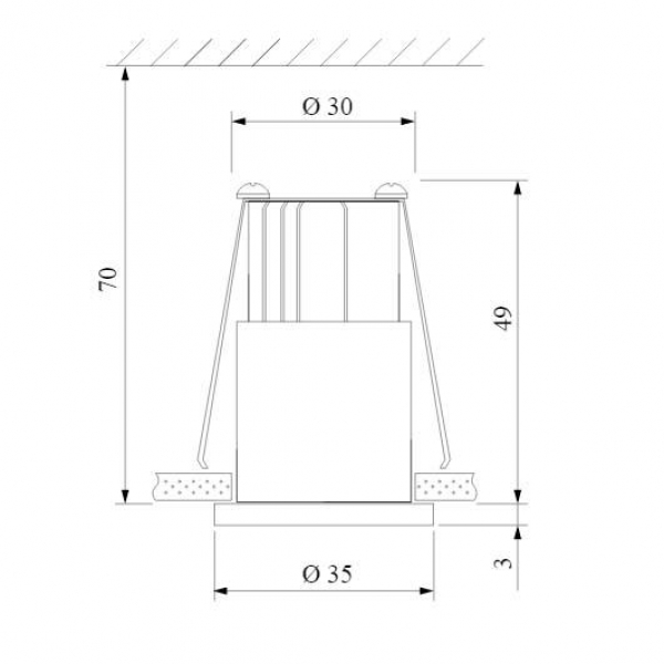 Встраиваемый светодиодный светильник Elektrostandard 15269/LED белый a056021