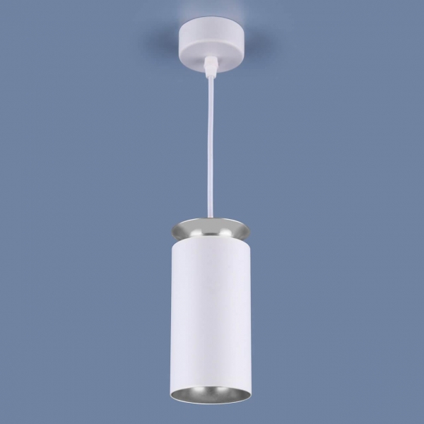 Подвесной светодиодный светильник Elektrostandard DLS021 9+4W 4200К белый матовый/серебро a045502