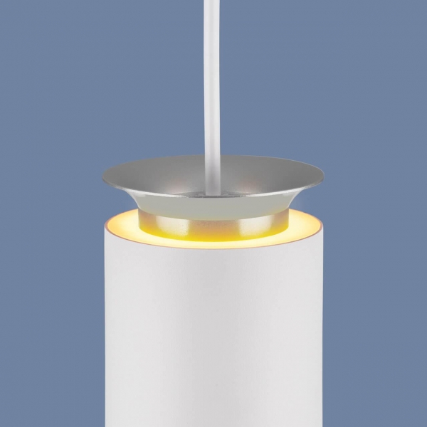Подвесной светодиодный светильник Elektrostandard DLS021 9+4W 4200К белый матовый/серебро a045502