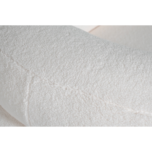 ZW-22024 Диван трехместный иск.мех белый 229*95*61см