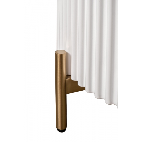 77IP-GD009-TUMB/1 Тумбочка 2 ящика с мраморной столешницей d51*55см