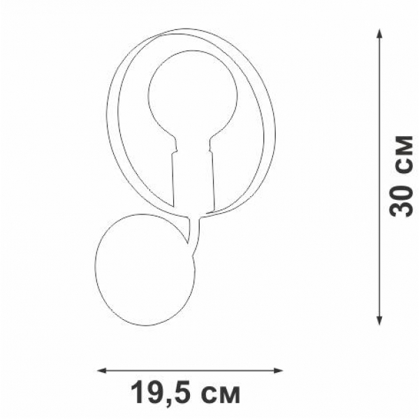 Бра Vitaluce V4379-0/1A