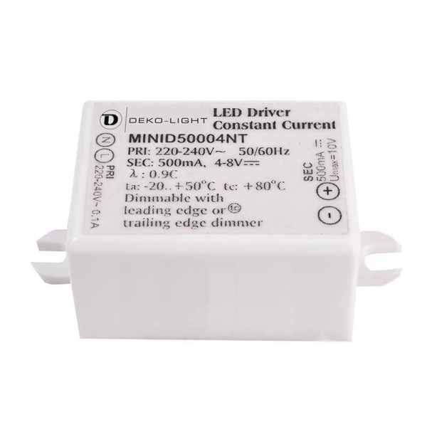 Драйвер Deko-Light MiniD50004NT 4-8V 4W IP65 0,5A 872014