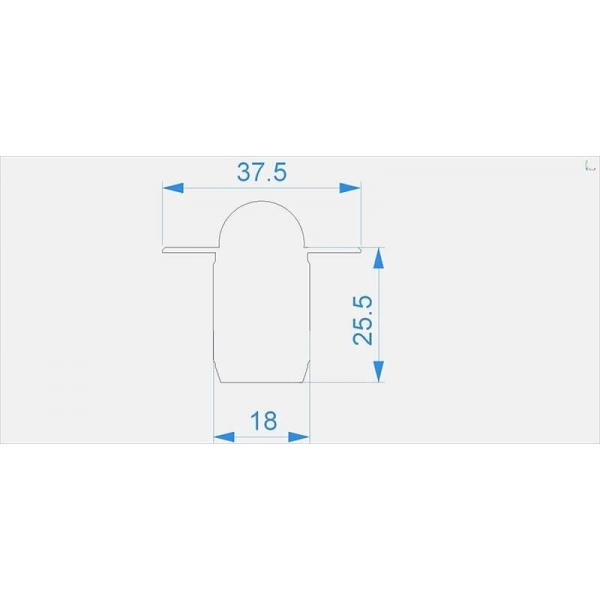 Заглушка Deko-Light End Cap R-ET-03-10 Set 2 pcs 979701