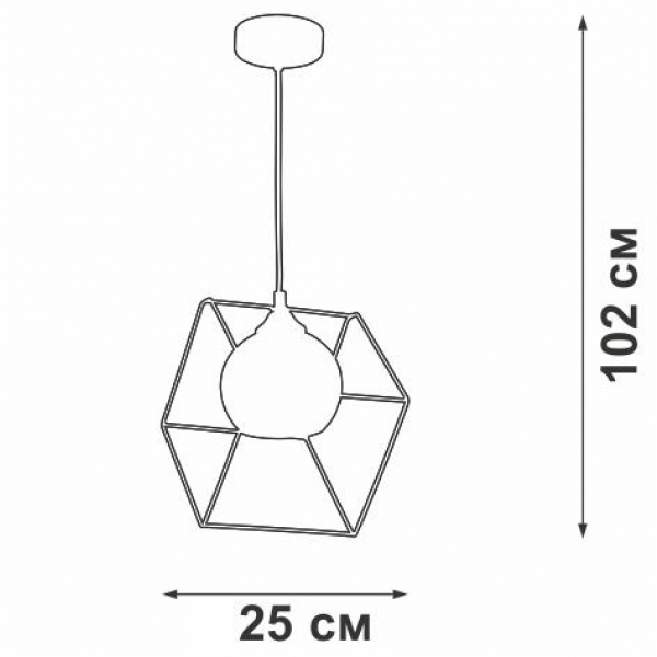 Подвесной светильник Vitaluce V47360-13/1S