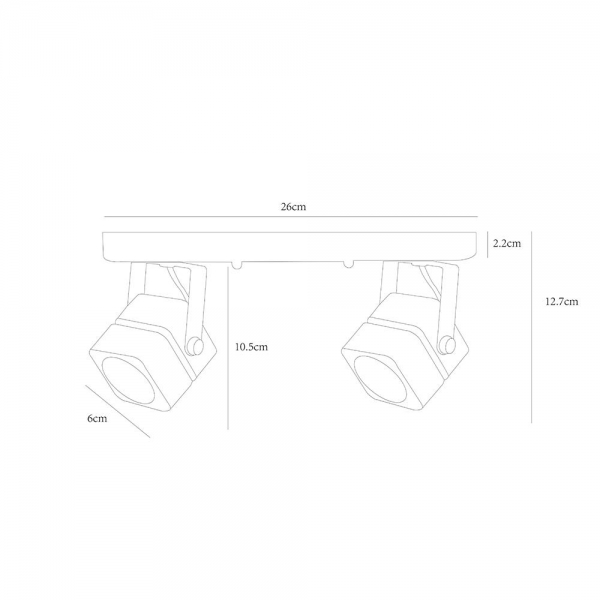 Потолочный светильник Arte Lamp A1315PL-2BK