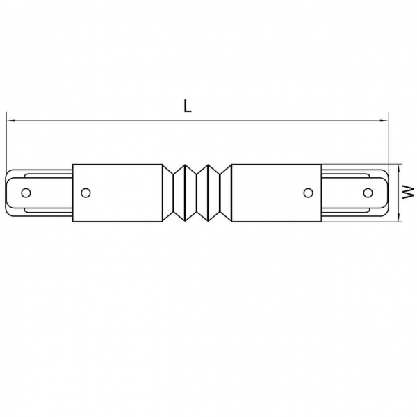 Коннектор гибкий Lightstar Barra 502159