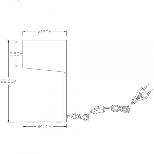 Настольная лампа Lucide Knulle 45504/01/30