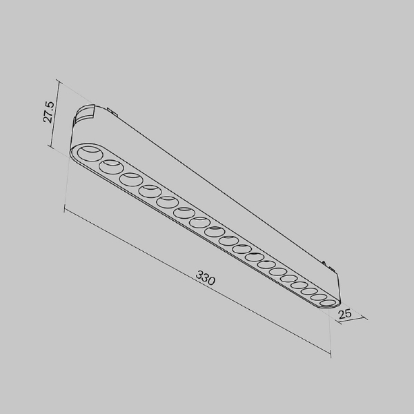 Трековый светодиодный светильник Maytoni Technical Radity Points TR082-1-18W4K-M-B